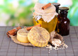 Hand made soap and ingredients for soap making