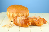 Composition with bread and rolls
