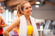 Fitness woman portrait