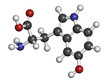 5-hydroxytryptophan (5-HTP, oxitriptan) antidepressant, molecula