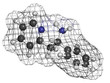 Lanicemine experimental antidepressant, molecular model