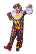 Funny clown isolated on the white