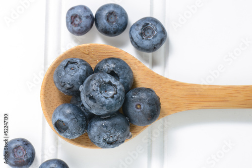 Photo: Fresh Blueberries Close Up Fresh Blueberries Close Up