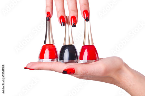 Photo: Fashion concept with nail art Fashion concept with nail art