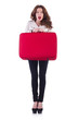 Young woman preparing for vacation