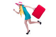 Young woman preparing for vacation
