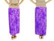 Set of woman dress on white