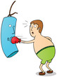 boxer exercising