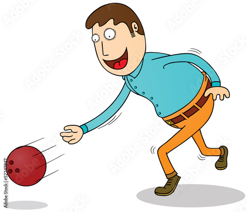 Vector: bowling time bowling time
