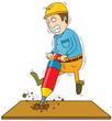 drilling man