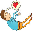 Vektor: fall in love fall in love