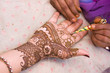 henna application, wedding, bride , Rajasthan, India