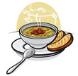 Vector: pea soup pea soup