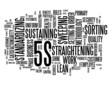 "5S" Tag Cloud (lean organization methodology smart process)