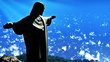 Famous statue of the Christ the Reedemer, in Rio de Janeiro,