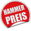 Illustration: Sticker rot rund cu HAMMERPREIS Sticker rot rund cu HAMMERPREIS
