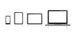 Laptop, mobile phone and digital tablet pc