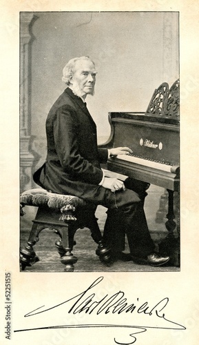 Photo: Portrait of german pianist and composer Reinecke Portrait of german pianist and composer Reinecke