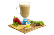 Coffee Late with Flower, mint, star-anise and cinnamon