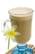 Coffee Late with Flower, mint, star-anise and cinnamon