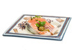 Raw Salmon steak