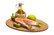 Raw Salmon steak