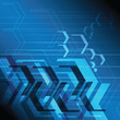 Vector: abstract arrow movement abstract arrow movement