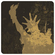 Vector: Liberty statue grunge illustration. Vector Liberty statue grunge illustration. Vector