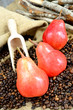red pears