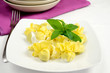 pouches with cream sauce