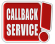 !-Schild rot quad CALLBACK SERVICE