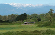 Photo: Corse, plaine orientale et sommets enneigés Corse, plaine orientale et sommets enneigés