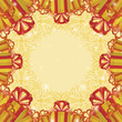 Holiday background with gift boxes