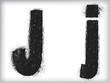 grunge letter