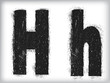 grunge letter