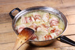pescado con jamon