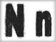 grunge letter