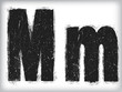 grunge letter