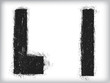 grunge letter