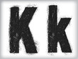 grunge letter