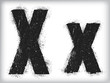 grunge letter