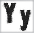 grunge letter