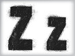 grunge letter