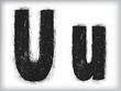 grunge letter