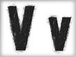 grunge letter