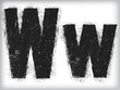 grunge letter