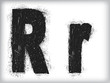grunge letter