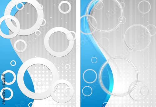 Vector: Old simple style and smooth modern style tech template Old simple style and smooth modern style tech template