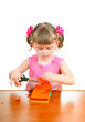 Little Girl with Scissors