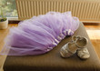 lilac skirt silk ribbon small gray sandals